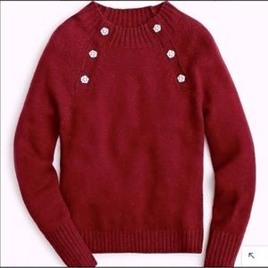 J crew sweater in Burgundy